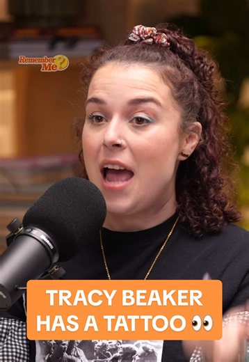What a tattoo @Dani Harmer 😍 FULL EPISODE OUT NOW. Link in bio 🔗 #tattoo #tracybeaker #fyp