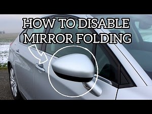 Citroen C5 X7 How to disable mirror folding