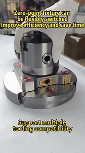 97K views · 315 reactions | Multifunctional zero-point fixture#vises #4-axis #5-axis #makers #fixture#Automation#Manufacturing#Machining#CNCMachine | Zero Point Prince | Facebook