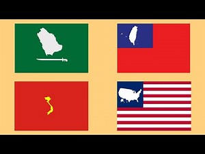 Map on Flags - Part 1 || Alternative Flags of The world
