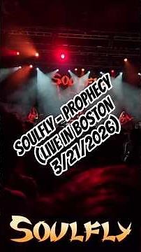 SOULFLY - PROPHECY (LIVE IN BOSTON 3/27/2026) ‪@Soulfly‬ #metalcore #heavymetal