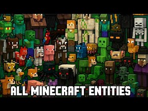 🔍 Every Minecraft Entity in One Video! | Complete Entity Showcase 2025 😱🔥