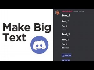 How to Make Big Text in Discord - full fast guide
