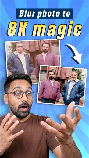Blur Photo to 8K in One Click 🔥 | Best AI Photo Enhancer (Google Gemini Trick)