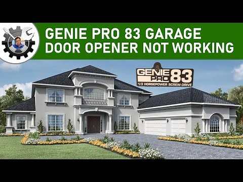 Genie Pro 83 Garage Door Opener Not Working