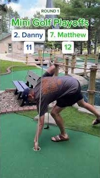 Mini Golf PLAYOFFS ROUND 1, 2. Danny vs 7. Matthew (Holes 5-6) #minigolf #viral #playoffs #golf