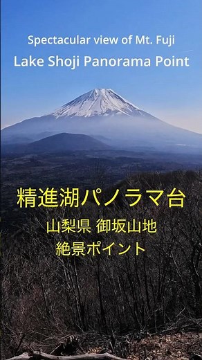 精進湖パノラマ台〜富士山と青木ヶ原樹海展望ポイント #絶景 #hiking #富士山 #nature #登山