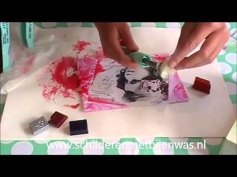 Encaustic Art & servetten