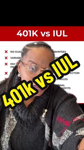 A 401k and an IUL are completely different products, but most people have no idea how their money is actually working inside either one of them. A 401k typically grows in a variable environment. That means your money moves directly with the market. When the market goes up, you win. When it goes down, you feel it. An IUL grows using an index strategy. Your money is not directly invested in the market. It tracks an index for growth potential while having downside protection built in. Both have a p