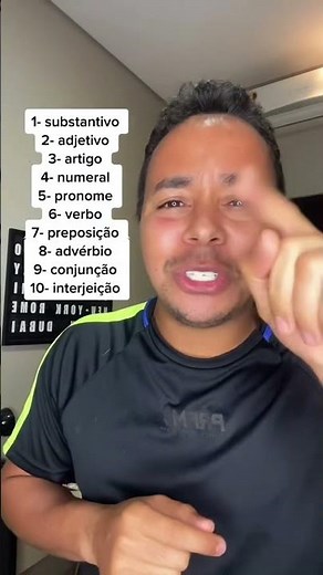 10 CLASSES GRAMATICAIS #shorts