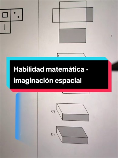 Habilidad matemática: imaginación espacial para ECOEMS 2026