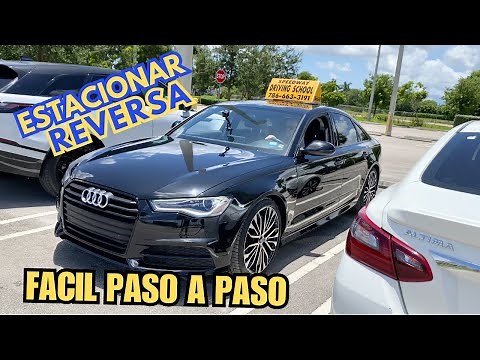 COMO APRENDER A ESTACIONAR UN AUTO DE REVERSA.