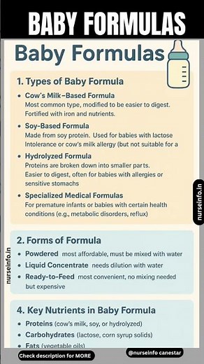 Baby Formulas - Types and Forms #babyformula