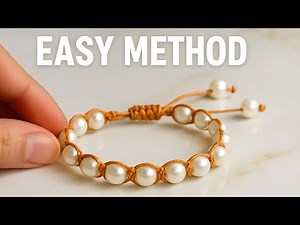 Easy Pearl Bracelet Making | Simple DIY Bracelet for Beginners”