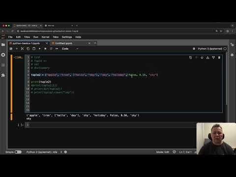 Python in-build data type - Tuple - basic explanation