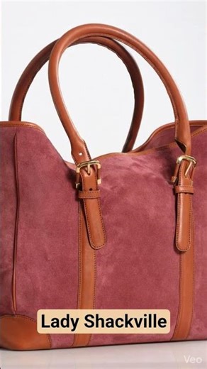 Lady Shackville limited stock full suede leather with linijg signature and zipper excella japan.