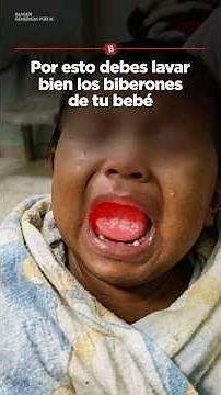 That's why you should wash your baby's bottles thoroughly.
