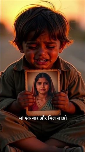 Sad Boy Crying With Mother’s Photo | Heartbreaking Scene#short