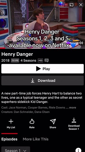 ¡Henry Danger ya está en Netflix!