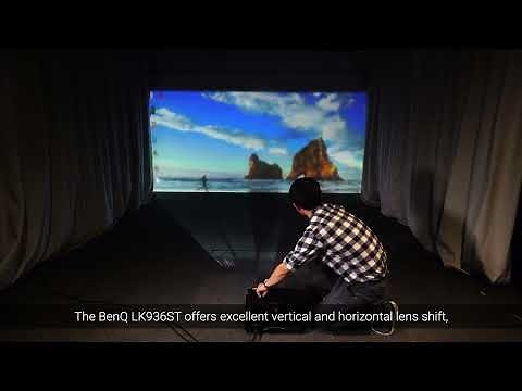 How to install a ceiling mounted golf simulator projector
