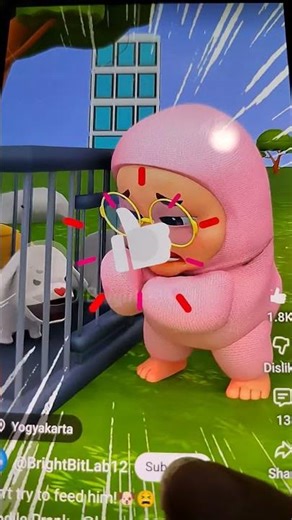 Don't try to feed him! 🐶😫#KIMPRO #pkxd#shorts #animation