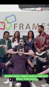 Akshay Kumar, Rajpal Yadav & Cast with Bhoot looks boy's#bollywoodkhabar #akshaykumar #rajpalyadav