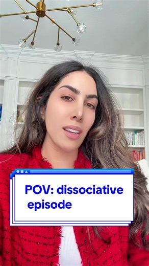 Dissociative episodes are moments when your mind disconnects from the present to cope with overwhelm or threat. You might may feel numb, foggy, detached from their body, or like the world isn’t quite real. It’s a protective response… not a flaw, and often shows up when the nervous system is overloaded or reminded of past stress or trauma.