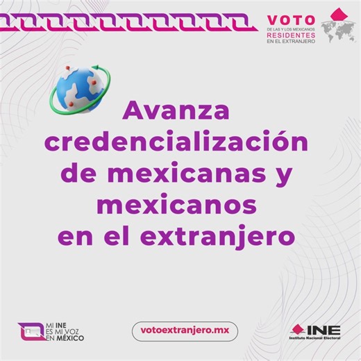 Con corte al 31 de julio de 2024, el INE México ha entregado más de 1 millón 600 mil credenciales para votar a mexicanas y mexicanos residentes en el extranjero. 🌏 ¡Conoce los rangos de edad y entidades con mayor número de trámites!👇🏻 | INE México