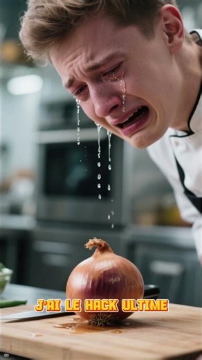 Arrêtez de PLEURER devant vos oignons ! 😭❌ #astucecuisine #cuisine #lifehacks #antigaspi