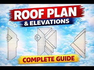 HOW TO DRAW ROOF PLAN AND IT'S ELEVATION