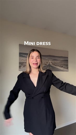 Cómo combinar tu mini dress estilo blazer