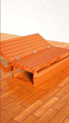 Transforming Bench to Table Design#HowItWorks #diy #tools