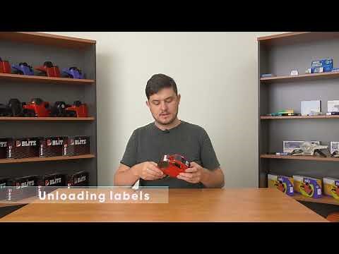 Motex 5500 |How To Load Labels and Ink rollers.