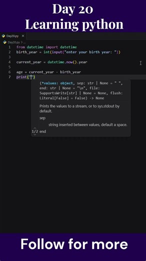 Python Logic 101: Voting Edition 🗳️🐍 #100daysofcode #coding #pythonbeginner #programming