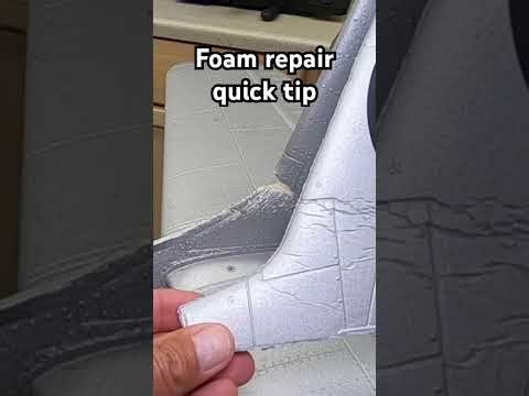 How to repair foam RC plane