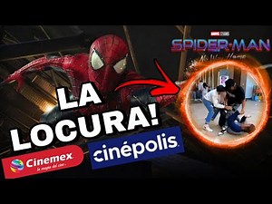 This is how the Spider-Man No Way Home PRESALE was experienced at CINÉPOLIS and CINEMEX
