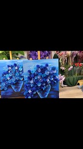 Some work doesn’t ask for applause. It asks for stillness. #slowart #handmadeart #blueaesthetic #quietbeauty #texturedart #artdecor #calmaesthetic | Tina Wang