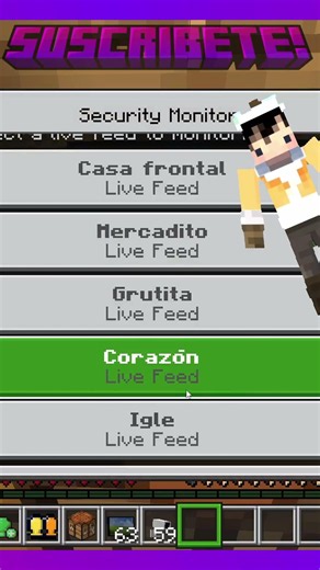 Security Cameras #minecraft #gaming #minecraftpe #shortvideo #shorts #short #shortsviral #mods #mc