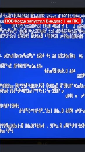 ПОВ: Когда запускаешь Виндовс 1 на ПК.