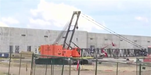 Crane operator killed on the job after getting trapped inside equipment
