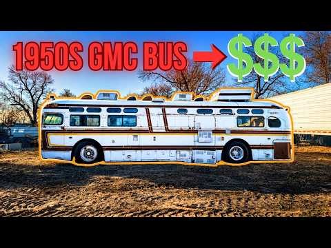 I Can't Believe How Much MONEY I Made Scrapping out this 1950s GMC Bus!