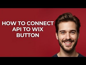 How to Connect Api to Wix Button - GUIDE!