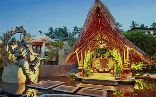 拥有可持续再生材料之一的竹子，竹建筑内部结构案例鉴赏