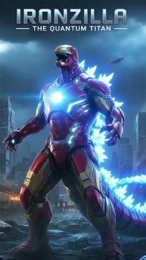 IRONZILLA ⚡ Iron Man × Godzilla Fusion – The Quantum Titan | Power Unleashed