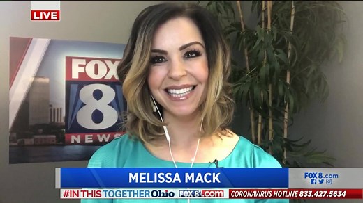 TOO CUTE! Melissa Mack's son Jett made a surprise appearance during her forecast on the 6 p.m. news tonight. 😎 | Fox 8 News