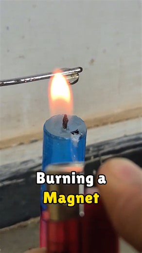How to destroy a magnet!