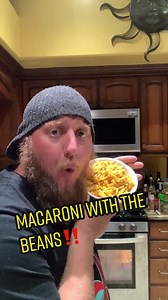 MACARONI WITH THE BEANS‼️#wtf #macaroniwiththebeans #macaroniwiththechickenstrips #comedy #funny #facialexpressions #lipsync #fyp #foryou #foryoupage