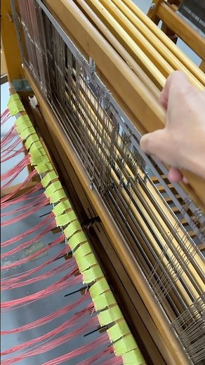 Removing 4 shafts from my loom (risky??) #weaving #loom #experiment
