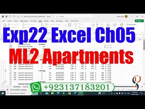 Exp22_Excel_Ch05_ML2_Apartments | Exp22 Excel Ch05 ML2 Apartments | Exp22 Excel | ‪@PearsonSolution‬