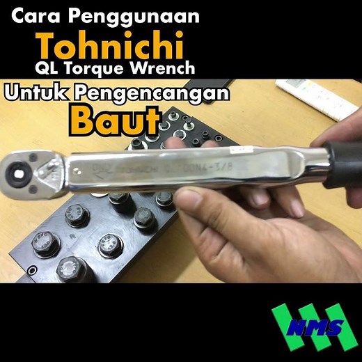 How to use a click Torque Wrench - Tohnichi QL